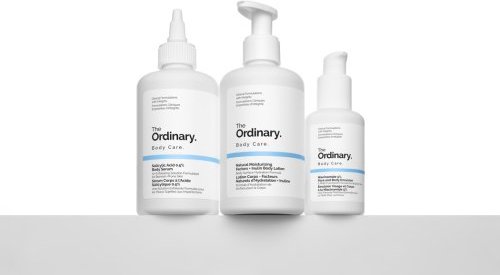 The Ordinary lance une ligne de soins corporels « efficaces et fonctionnels »