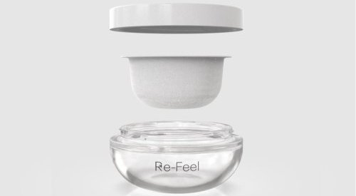 Re-Feel: Pioneering sustainable beauty with innovative 100% cellulose refill